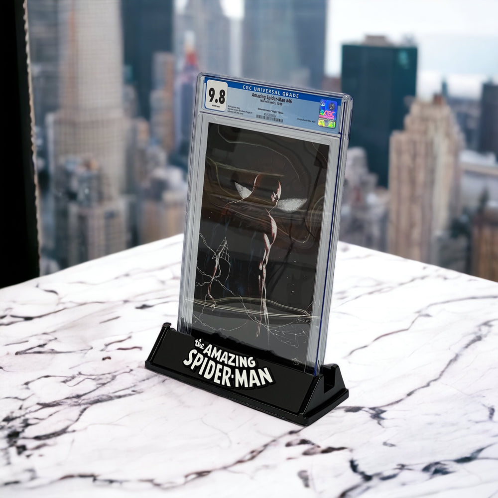 Amazing Spider-Man Comic Stand (All Black and White)