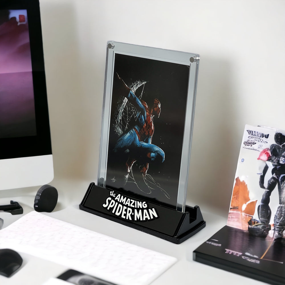 Amazing Spider-Man Comic Stand (All Black and White)
