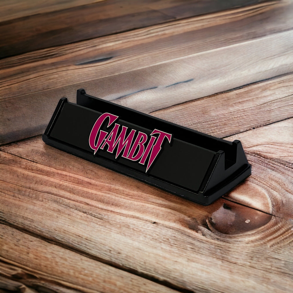 Gambit Comic Stand (Pink Lettering)