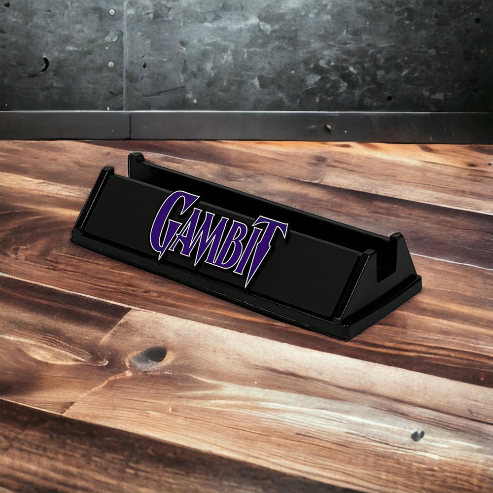 Gambit Comic Stand (Purple Lettering) – Red Wolf Collectibles