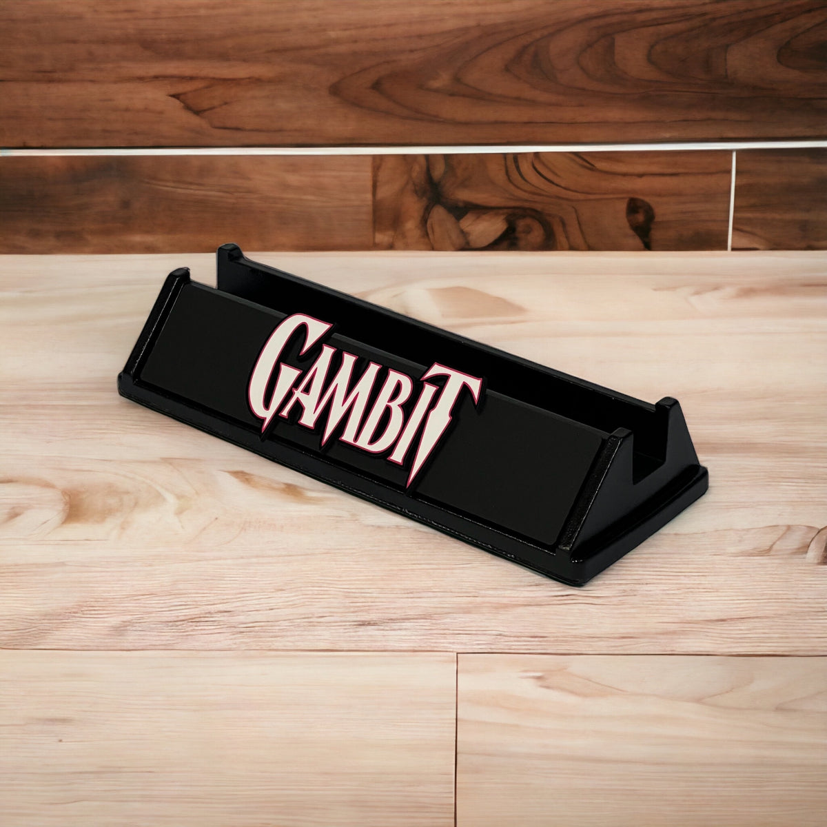 Gambit Comic Stand (White Lettering) – Red Wolf Collectibles