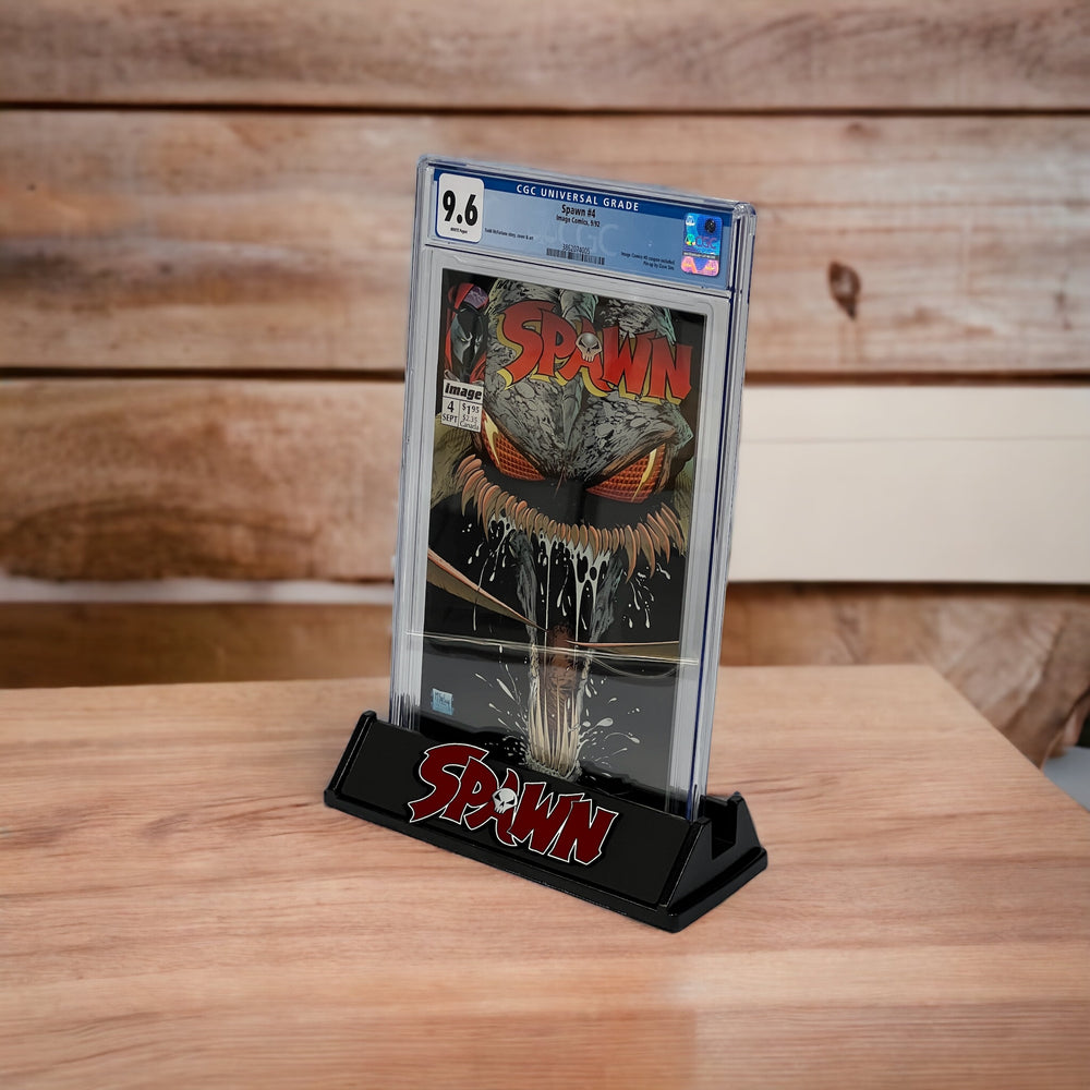 Spawn Comic Stand (Red Lettering) – Red Wolf Collectibles