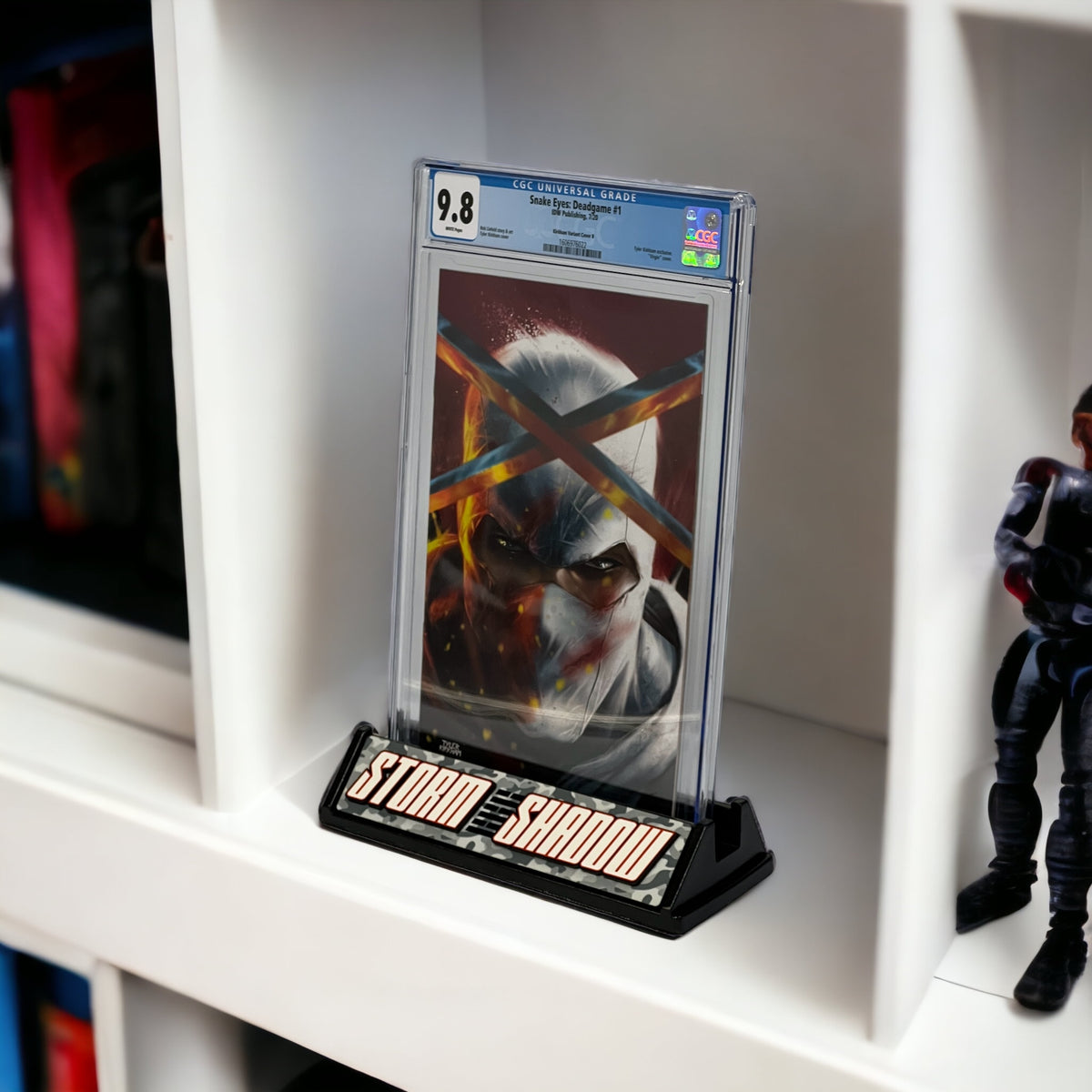 Shadow Stand Storm Shadow Comic Stand – Red Wolf Collectibles