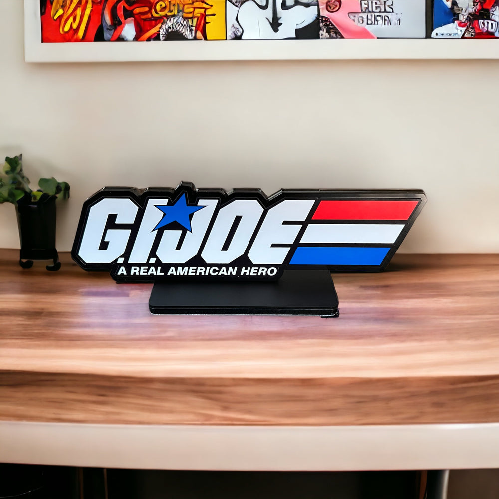 G.I. Joe Desk Sign