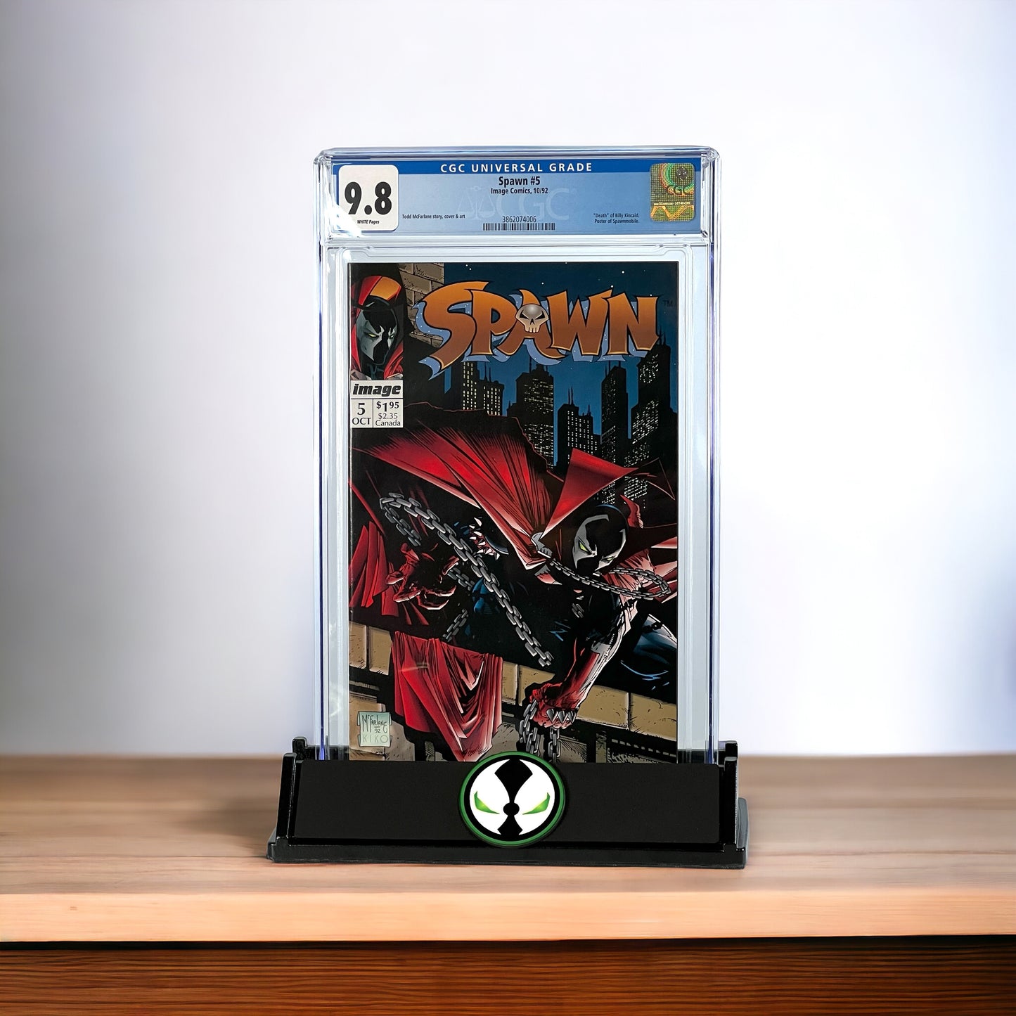 Spawn Comic Stand (Character) – Red Wolf Collectibles
