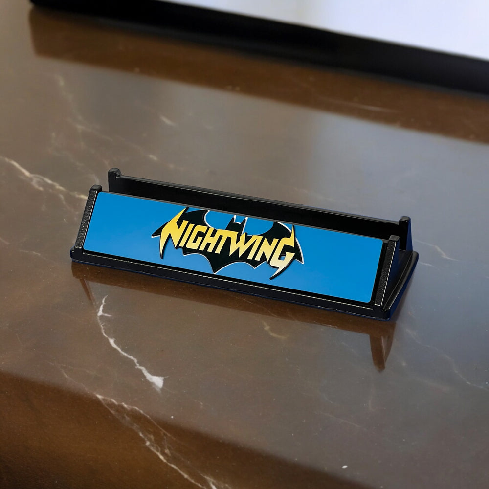 Nightwing Comic Stand (Blue and Yellow)