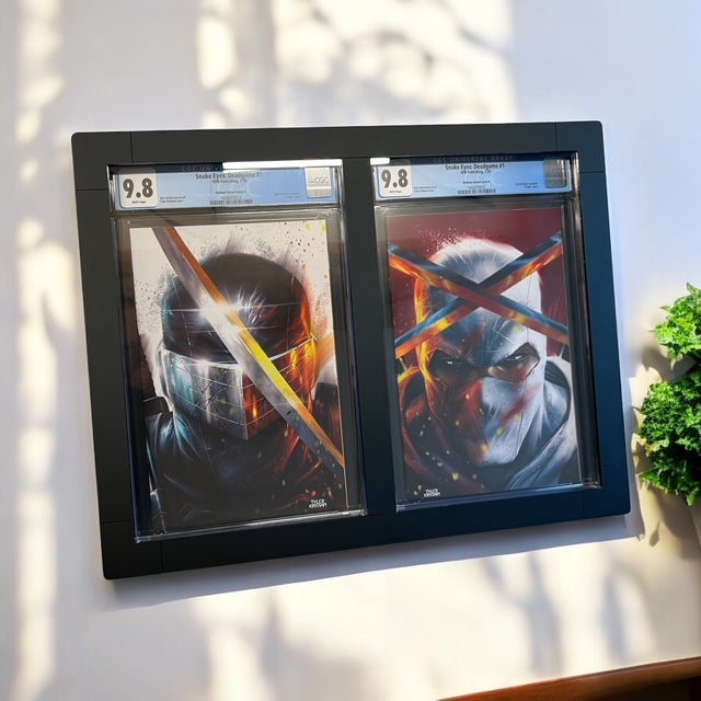 Dual EZ Slab Frame--UV Protected Acrylic Magnetic Graded Comic Display Frame